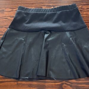 BCX Black Women's Skirt faux leather